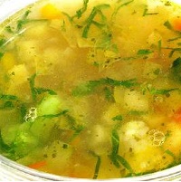 Бульон из курицы с овощами Бульон из курицы с овощами